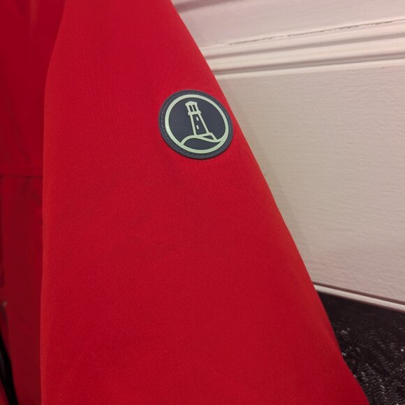 Land's End Size 3X Women's Red Expedition Down Waterproof Hooded Winter Parka - Picture 2 of 14